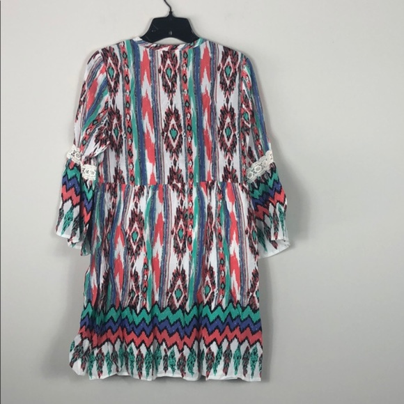 Boho Ikat print dress - Picture 4 of 4